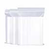 Saco plástico transparente com zíper