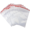 Saco plástico transparente com zíper